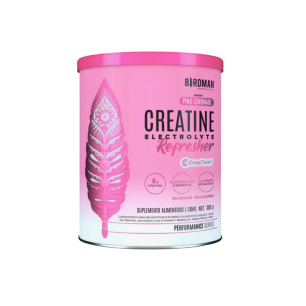 Birdman Creatine Refresher Creatina + Electrolitos + Vitaminas Pink Lemonade 30 Serv